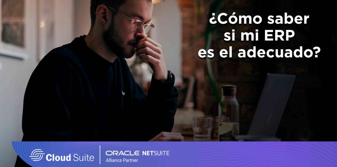 Persona pensando sobre que ERP es el adecuado para su empresa